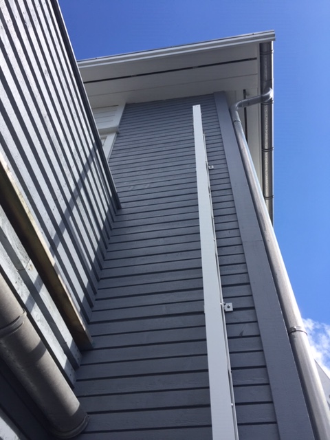 A Modum emergency escape ladder on a residential home
